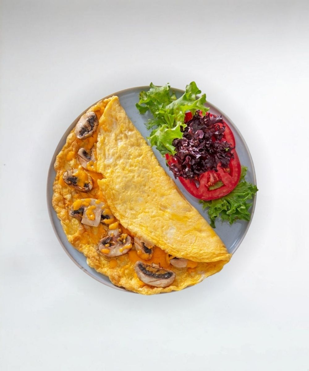 Özsüt Cheddarlı Peynirli Mantarlı Omlet